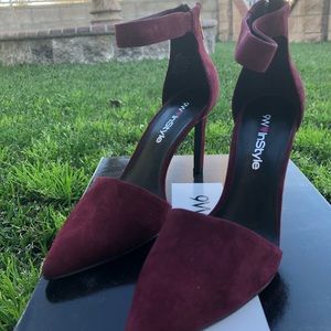 Burgundy Heels